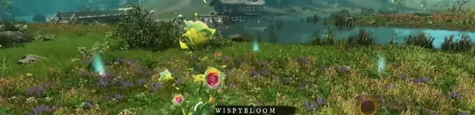 gathering wispybloom in new world aeternum springtide bloom event