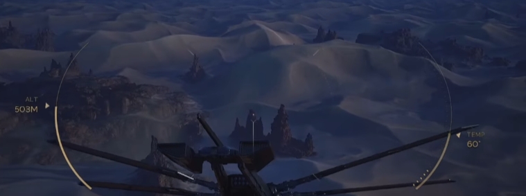 Dune awakening Deep desert night