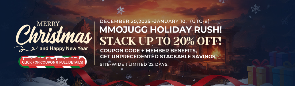 Happy Holidays and a Prosperous New Year to all our valued users! mmojugg_2025_Christmas_2026_New_Year_event_mobile_banner