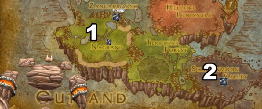 WoW BCC Anniversary Mote of Earth and Primal Earth Farming Location